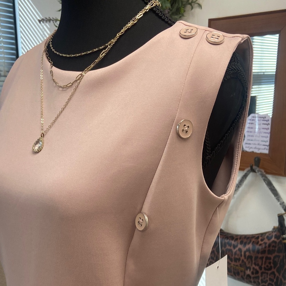 Enfocus Studio Soft Pink Midi Dress - Picture 3 of 7
